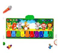 Alfombra de Piano para niños Almohadilla Multifuncional Sensorial Musical | Alfombra Musical Infantil para cochecito guardería cuna silla de coche juego ducha cumpleaños viaje
