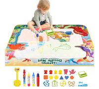 Alfombra de pintura al agua, alfombra de agua para | Alfombra de agua Doodle para niños pequeños | Alfombra grande de dibujo y garabatos, alfombra para colorear educativa para