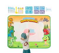 Alfombra de pintura al agua - Pintar, Pintar, Juguetes Educativos, Esterilla de aprendizaje extra grande para dibujar mágicos, garabatear, traer lápices mágicos | para niños pequeños | Garabato de