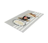 WELL HOME MOBILIARIO & DECORACIÓN Alfombra de Poliester estampada 100 x 150cm