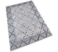 Alfombra de poliester estampada 100 x 150cm modelo Strypered multicolor
