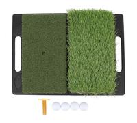 Alfombra de práctica de Golf, Alfombra de práctica Deportiva, 2 en 1 PP césped portator portátil de práctica de búnker para Interiores y Exteriores, para atacar la práctica de