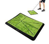 Alfombra de práctica de golf genérica - Golfistas antideslizantes - Alfombra de ataque con retorno sobre trayectoria de swing, para golfistas de interior al aire libre y jardín, práctica de campo