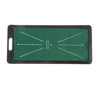 Alfombra de práctica para Putting de Mini Golf, Ayuda para el Entrenamiento del Swing de Golf con Respaldo de Goma, Alfombra de golpeo de Franela para Interiores y Exteriores para