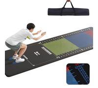 Alfombra De Prueba De Salto De Longitud, Equipo De Entrenamiento De Salto De Pie Sin Deslizamiento, Tablero De Pruebas Físicas Tranquilas Para Niños Y Adultos, Para La Escuela De Gimnasia En 90*300cm