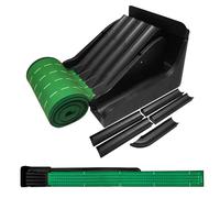 Alfombra de Putting Golf - Rampa de entrenamiento ajustable - Rampa ajustable y plegable, longitud 2,7 m para práctica, para entrenamiento de swing en casa, jardín al aire libre