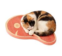 Alfombra de rascado para gatos - Tabla de salón con forma de bistec | Alfombra de suelo para gatos | Tápis Raspar para tapais, hogar, lugar de trabajo, dormitorio, apartamento, dormitorio, uso I