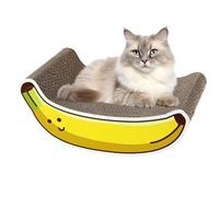 Alfombra de rascar para gatos, cartón para rascar para gatos | Juguete para rascar para gatos con frutas de interior | Rascador para gatos en forma de plátano, cebolla y zanahoria, raspador para gatos