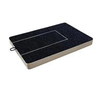 Alfombra de raspado para uñas para perros - Tablero de aseo de madera con cajón de golosinas, Entrenador interactivo de limado de uñas para perros y de tamaño pequeño, mediano y grande,