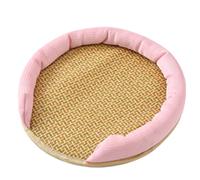 Alfombra de ratán Furry Friend Oasis, fácil de limpiar, cama refrescante para mascotas para todas las estaciones. Compatible con fibras conf