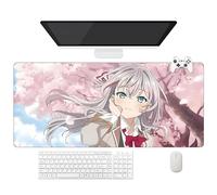 Alfombra de ratón Anime Alya Sometimes Hides Her Feelings in Russian, alfombra Gamer XXL (90 x 40 cm), base antideslizante + superficie suave (c)