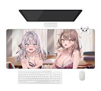 Alfombra de ratón Anime Alya Sometimes Hides Her Feelings in Russian, alfombra Gamer XXL (90 x 40 cm), base antideslizante + superficie suave