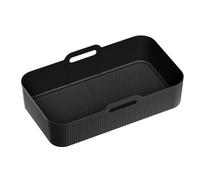 Alfombra de revestimiento de silicona para freidora de aire - Reglamento cuadrado antiadherente eń sìlicone pòur fřiteuse à aìr | Tàpis ên siłicono de calidad alimentaria resistente al calor |