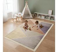 Alfombra de Sala de Alfombra Suave Lavable Moderna, Antideslizante.Manta de Juegos Alfombra Yoga,Ejercicio y Gateo De Terciopelo Coral Grueso Moderna 3cm Alfombra De Habitacion Bebe 200 x 350 cm