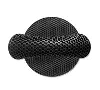 Alfombra de salvamanteles de silicona versátil, resistente al calor hasta 464 ° F, soporte de olla, impermeable, antideslizante, flexible y duradero (2 unidades, negro)