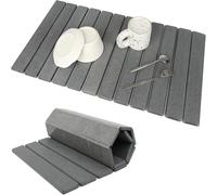 Alfombra de Secado de Piedra 40*30cm de Cocina Absorbente sin Deslizamiento, Plegable para Fregadero y encimera (seco rápido)