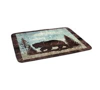 Alfombra de secado de vajillas | Alfombra absorbente 50x30 Cm - Secador de Platos,Para inquilinos Sartenes Estación Cafetería Bar Baño Exterior Barbacoa