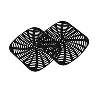 Alfombra de silicona para airfryer - Forro de silicona perforado para freidoras de aire | Cuadrados de la freidora de aire para Ninja AG301 Foodi, reemplazo de accesorios de panadería de papel