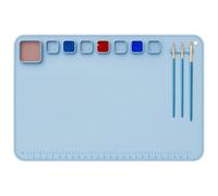 Alfombra de silicona para manualidades | 24 in x 16 in Moldes de fundición de joyas de resina Alfombra antiadherente antideslizante,No hay suministros de pintura a la decoloración para pintura, arte