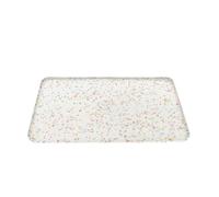 Alfombra de silicona transparente modelo Confetti para perros y gatos Ferribiell