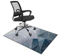 Alfombra de Silla de Oficina para alfombras y Madera Dura, Protector de Silla de Juego Anti-Deslizamiento, Cubierta de Piso para la Oficina en el hogar y la Sala de Juegos, 140x160 cm FANDIAO