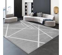 Alfombra de silla para alfombras, Diseño de patrón geométrico para una fácil limpieza, suave al tacto, alfombra ligera de lujo, estilo minimalista, alfombra de piso moderna, artículos para el hogar,