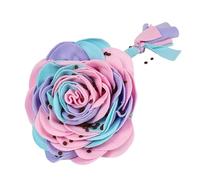 Alfombra de snff de perros, alfombrilla para perros, Rose Flower Sniffing Mat Did Food Dispenser, Toy de juego de juego de alimentación interactiva de olor, juguetes de estimulación mental para pequeñ