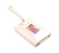 Alfombra de suelo con crin de caballo, manual para suelo duro y alfombra, no eléctrico, eficiente a mano, cepillo de rodillo para limpiar el pelo de mascotas y residuos sueltos