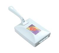 Alfombra de suelo con crin de caballo, manual para suelo duro y alfombra, no eléctrico, eficiente a mano, cepillo de rodillo para limpiar el pelo de mascotas y residuos sueltos