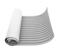 Alfombra de Suelo Marina Antideslizante, Panel Decorativo de Teca de Espuma EVA, para Yate, RV, Coche, Barco, Gris Claro