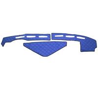 Alfombra de tablero azul para Renault T con sensor hasta 2021, cuero ecológico