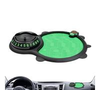 Alfombra de tablero de instrumentos para coche, soporte para smartphone, organizador multifunción con bandeja número de aparcamiento para llaves GPS, accesorios de oficina de coche