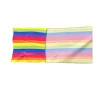 Alfombra De Trineo Para Niños - Arcoíris Divertida Interactiva Impermeable,Esterilla De Arrastre Para Trineo Resistente | Para Nieve Invierno Dunas De Playa Césped Suelo Ejercicio Equilibrio Tiempo En