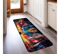 Alfombra de trofeo, banderas festivas de celebración, fuegos artificiales, celebración, esponja, pelo bajo, para el hogar, interiores, no se desprenden, para cocina, entrada, mesita de noche, pasillo