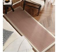 Alfombra De Un Solo Color Imitación Cachemira para Junto A La Cama, Alfombra para El Hogar, Alfombras Alargada para El Alféizar De La Ventana del Balcón(Pattern B,80x160 CM)