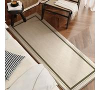 Alfombra De Un Solo Color Imitación Cachemira para Junto A La Cama, Alfombra para El Hogar, Alfombras Alargada para El Alféizar De La Ventana del Balcón(Pattern D,80x160 CM)