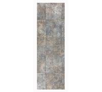 Alfombra de Vinilo - Alfombras Tadi & Imperio - Imitación Metal Oxidado Marrón - Diseño Industrial y Elegante para Decoración de Interiores - 65X360 centímetros