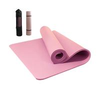 Alfombra de yoga gruesa, alfombra de entrenamiento antideslizante de 15 mm | Almacenamiento | Grueso para Gimnasio en Casa Pilates Fitness - para Mujeres Ejercicio en el Suelo Estiramiento Forma Adentro
