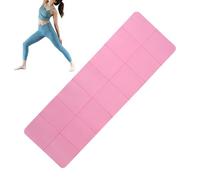 Alfombra De Yoga Plegable - Alfombra De Estiramiento De 72 X 24 Pulgadas | Tapiz De Entrenamiento Antideslizante Para Ejercicios De Yoga, Pilates, Descanso De Siesta | Fitness - Uso En Viaje En Casa