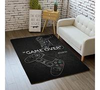 Alfombra Decorativa Antideslizante Para Gamer, Felpudo Para el Hogar, Dormitorio, Sala de Estar, Baño, Pasillo, Suelo,Interior Exterior, Alfombra de Juegos Para Niños (Color F,80x120 cm)