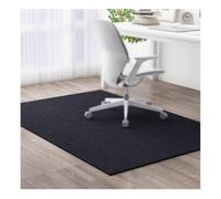 Alfombra Despacho Base Antideslizante, Fácil de Limpiar, Se Puede Cortar a Medida para Escritorio de Oficina y Hogar,DarkGray-60×90cm/23.62×35.43in