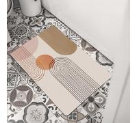 Alfombra diatomita baño，Alfombrillas Resistentes a la Suciedad y al Desgaste，Almohadilla suave，Antideslizante de Secado rápido PU Alfombra de baño Absorbente Felpudo de látex Absorbente de Agua