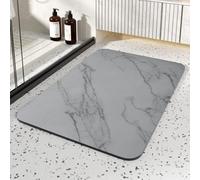 Alfombra diatomita baño，Alfombrillas Resistentes a la Suciedad y al Desgaste，Almohadilla suave，Antideslizante de Secado rápido PU Alfombra de baño Absorbente Felpudo de látex Absorbente de Agua