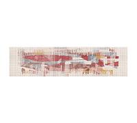 Alfombra DKD Home Decor Acabado Envejecido Poliéster Multicolor (60 x 240 x 0,7 cm)