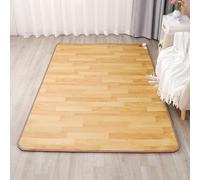 Alfombra Eléctrica Calefactable, Alfombrilla Calefactable para Escritorio, Calefactor para Pies, Superficie De PVC, Almohadillas Calefactoras Móviles para El Hogar(A,50 * 100cm)