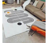 Alfombra eléctrica calefactora de grafeno, alfombra grande extraíble con calefacción eléctrica, alfombra calefactora de suelo con temperatura ajustable(D,60x160cm)