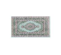 Alfombra en miniatura con diseños tradicionales para casas de muñecas a escala 1/12, decoración de escena de sala de estar, alfombra en miniatura para casas de muñecas