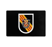 Alfombra Entrada 5.º Grupo De Fuerzas Especiales del Ejército De Vietnam Alfombrilla Antideslizante Moderno Alfombra De Baño Absorbente Alfombras Limpia Zapatos para Cocina Patio Pasillo 40X60CM