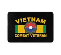 Alfombra Entrada 9Th Infantry Division Vietnam Combat Veteran Alfombrilla Antideslizante Divertidos Alfombra Antideslizante Moderno Alfombras Limpia Zapatos para Garaje Pasillo Interior 40X60CM