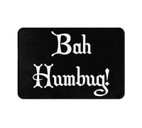 Alfombra Entrada Bah Humbug Alfombras Limpia Zapatos Moderno Alfombra De Baño Divertidos Alfombrilla Antideslizante para Patio Trasera Cocina 40X60CM